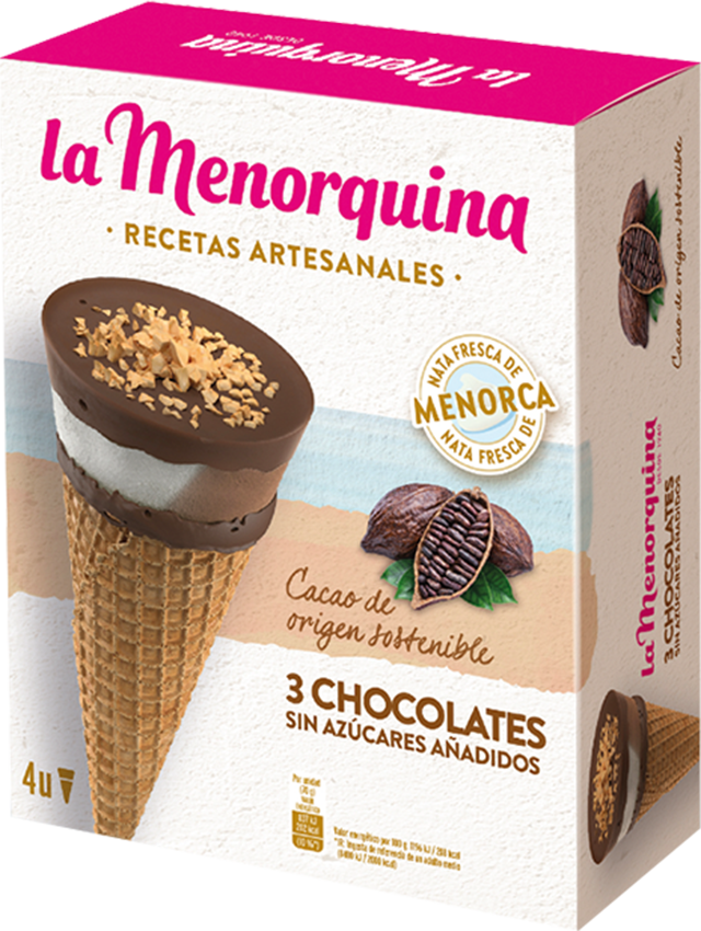 Productos Cucuruchos 3 Chocolates