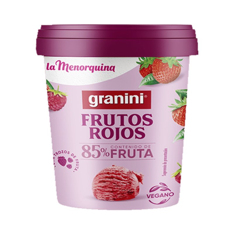 Tarrina de Granini frutos rojos